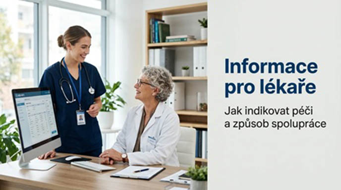 Informace o indikaci domácí péče pro lékaře — poukaz DP06
