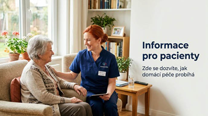Informace o domácí zdravotní péči pro pacienty a rodiny