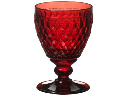 Boston coloured Weissweinglas red 83 mm, 125 ml