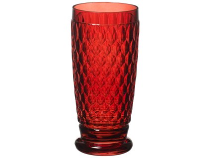 Boston coloured sklenice na long drink red 77 mm, 300 ml