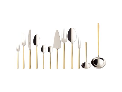 6184 6184 la classica teilvergoldet tafelbesteck 70tlg 490 x 340 x 130 mm