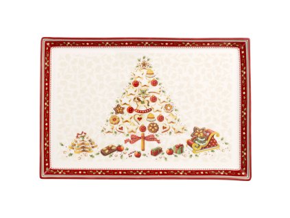 Winter Bakery Delight Gebäckplatte rechteckig, velký 400 x 275 x 28 mm