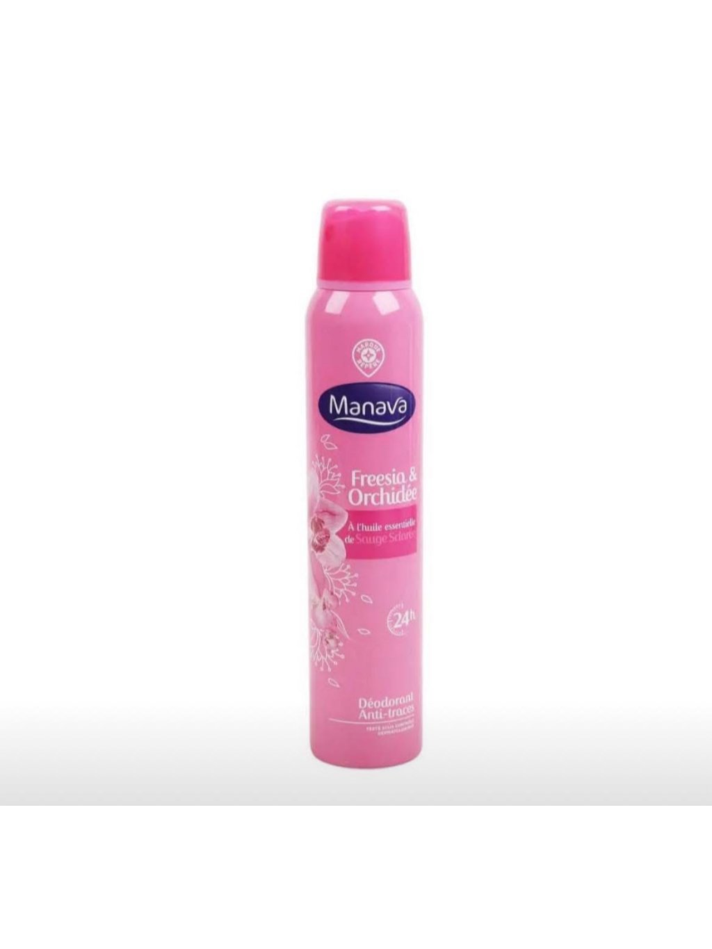 Manava Antiperspirant deodorant 200ml, freesia et orchidée