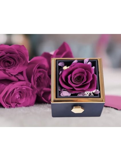 Věčná růže, dárková krabička na šperky