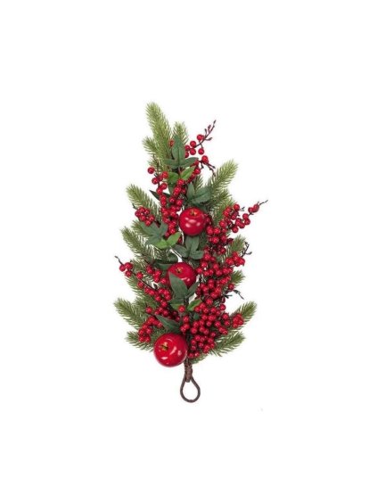 Winter Collage Accessoires vánoční dekorace větvička z bobulí 66cm