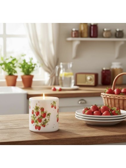 Svíčka Ambiente jahoda