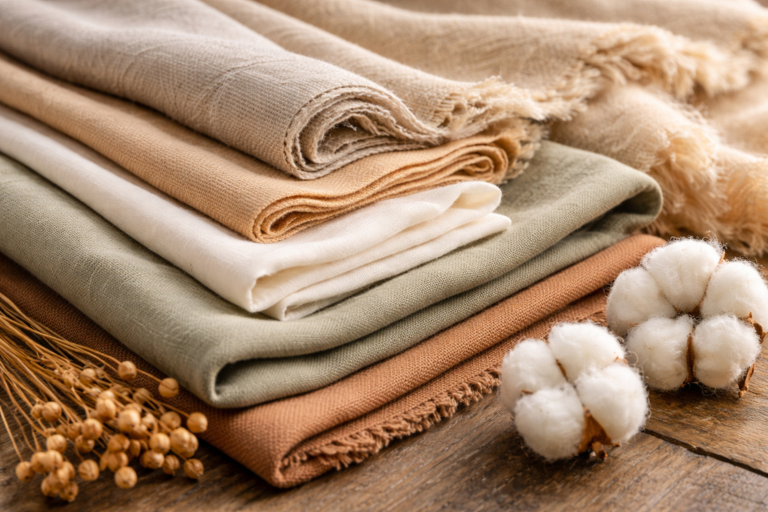 Obnovitelné materiály v textilu – přírodní vlákna a textilní tkaniny