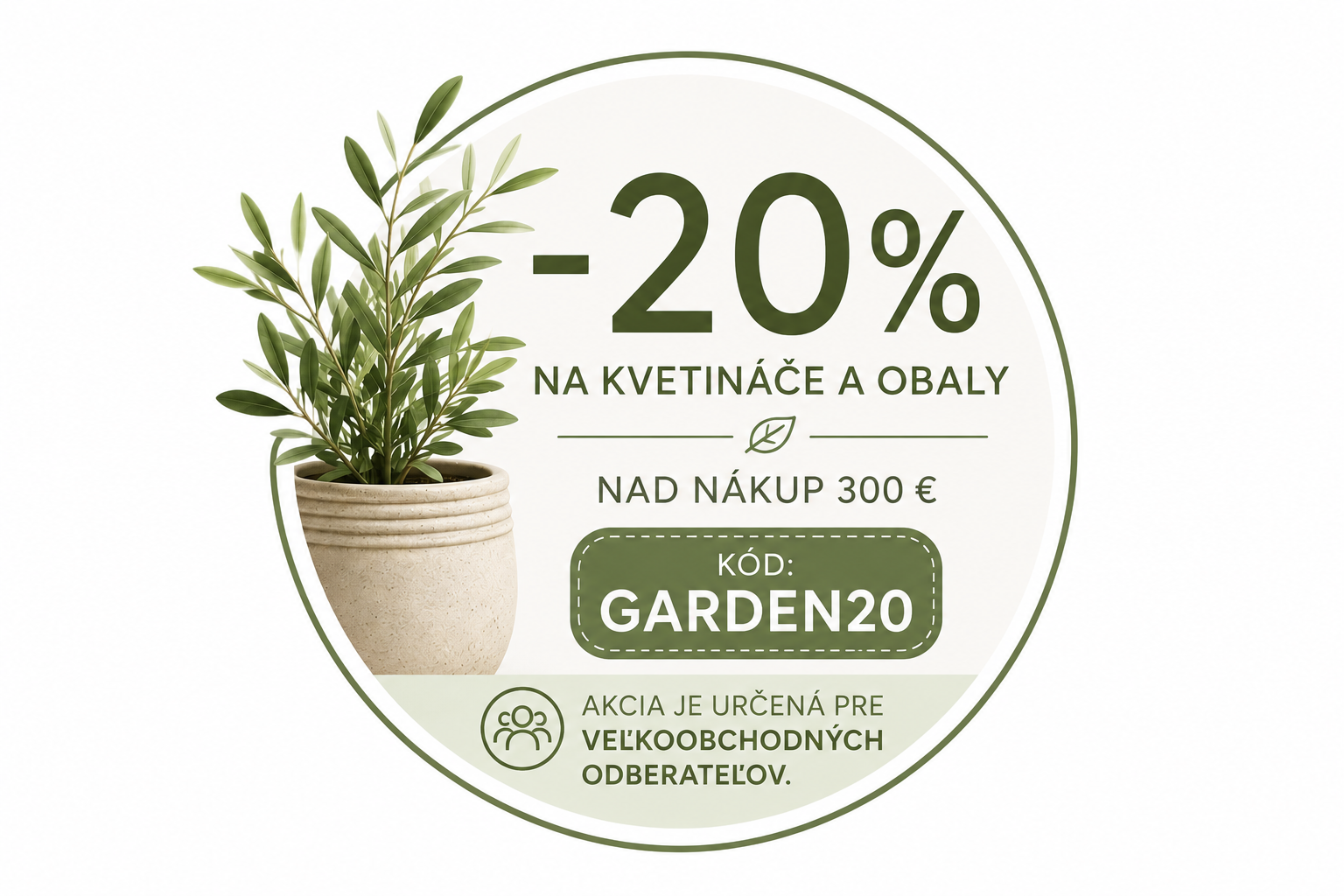 Zľavový kupón nad kúpu 300eur len pre veľkoobchodných odberateľov