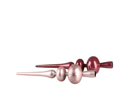 Špic na stromček ružový (Farba tmavo-ružová)