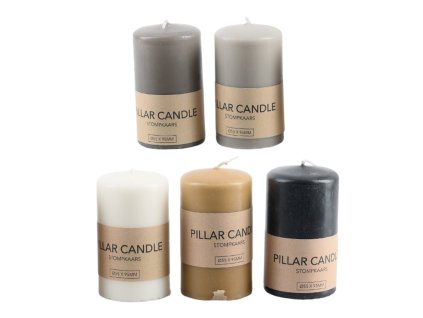 Sviečka mix (Farba Sivá)