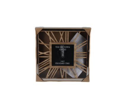 17961 17908 17908 hodiny nastenne drevene 40x40cm