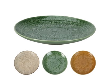 Tanier kameninový 26cm (Farba Zelená)