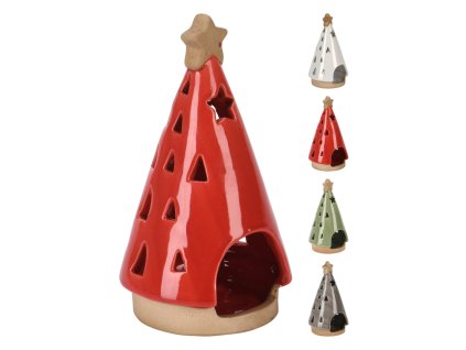 Svietnik vianočný stromček (Farba Zelená)