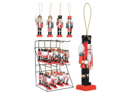 Luskáčik 10cm (Farba koruna červená)