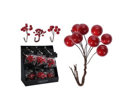 Berries set červené na aranžovanie (vzor veľké)