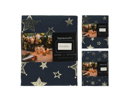 Obrus na stôl runner 45x150cm (vzor Vločka)