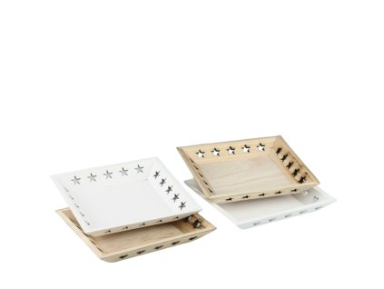 Tácka drevená 29x29cm (Farba Hnedá)