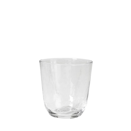 Sklenice 250 ml Broste HAMMERED - čirá