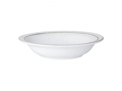 Polévkový talíř 21,5 cm EMILY Bloomingville - bílý