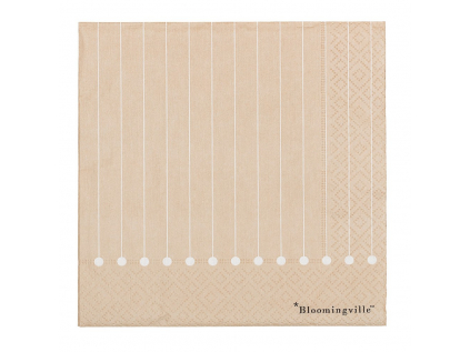 Papírové ubrousky 33x33 cm Bloomingville