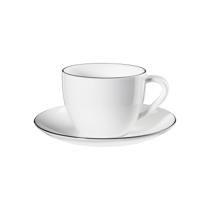 Šálek na cappucinos podšálkem Á TABLE LIGNE NOIR ASA Selection