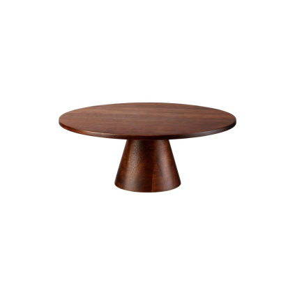 Dřevěný podnos na dort 21 cm WOOD ASA Selection - hnědý