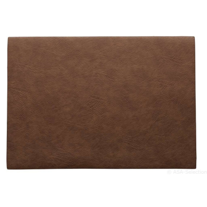 Prostírání imitace kůže 33x46 cm VEGAN LEATHER ASA Selection - karamel