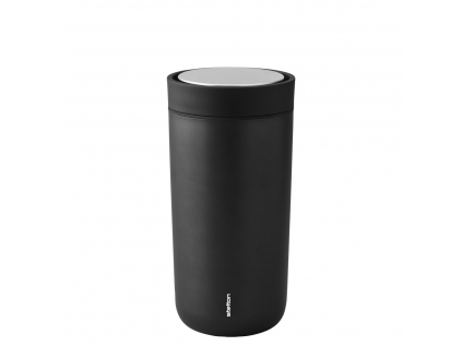 Termohrnek 0,4 l Stelton TO-GO CLICKk - black/metallic