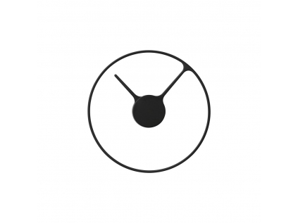 Nástěnné hodiny 30 cm Stelton TIME - black