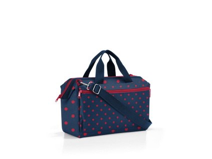 Taška přes rameno Reisenthel Allrounder S pocket Mixed dots red