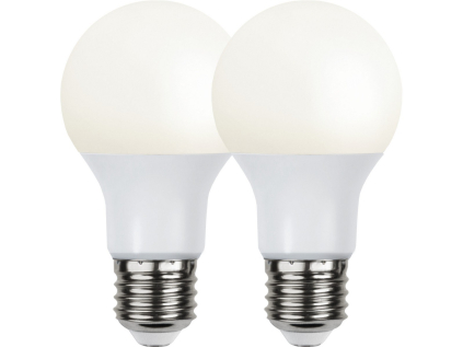 Žárovka 2 ks LED E27 470LM STAR TRADING Opaque Basic