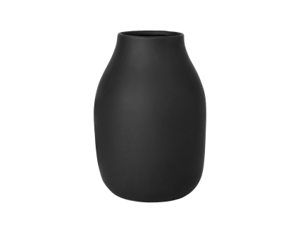 Váza 20 cm Blomus COLORA - tmavě šedá
