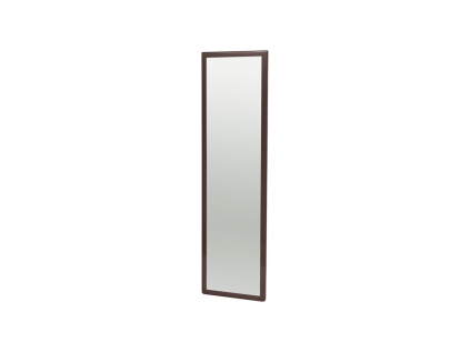 Zrcadlo ve dřevěném rámu 140x38 cm Broste TENNA - hnědé