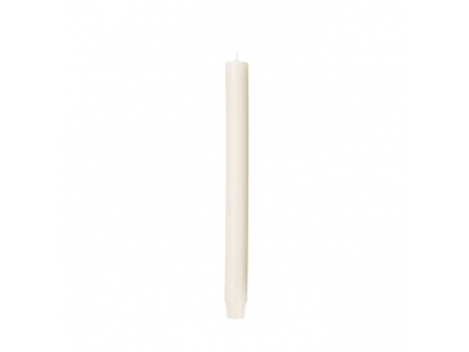 Dlouhá svíčka průměr 2,6 cm doba hoření 18 h Broste RUSTIC - slonová kost