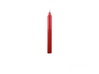 Krátká svíčka průměr 2,1 cm doba hoření 8 h Broste RUSTIC - červená