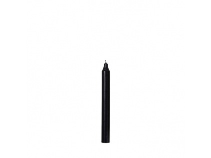 Krátká svíčka průměr 2,1 cm doba hoření 8 h Broste RUSTIC - černá