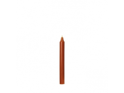 Krátká svíčka průměr 2,1 cm doba hoření 8 h Broste RUSTIC - terracotta