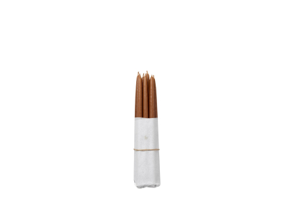 Sada 10 ks máčených svíček průměr 1,2 cm doba hoření 2,5 h Broste TAPERS - hnědá