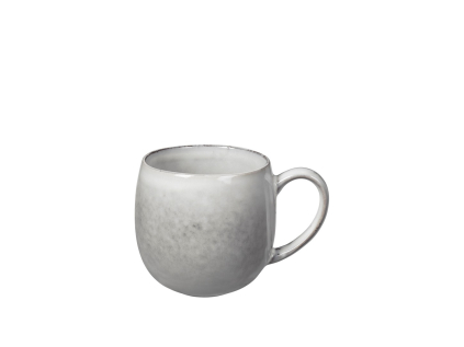 Kameninový hrnek s uchem 450 ml Broste NORDIC SAND - pískový
