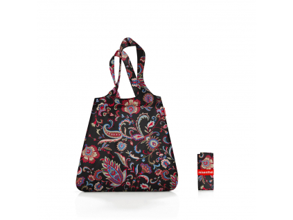 Skládací nákupní taška Reisenthel Mini Maxi Shopper Paisley black