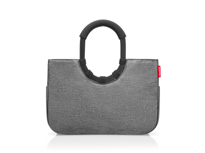 Nákupní taška Reisenthel Loopshopper M Frame Twist silver
