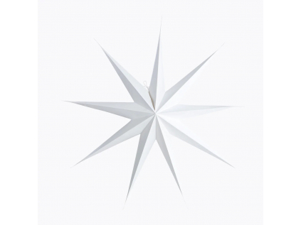 Vánoční papírová hvězda průměr 60 cm STAR House Doctor - bílá