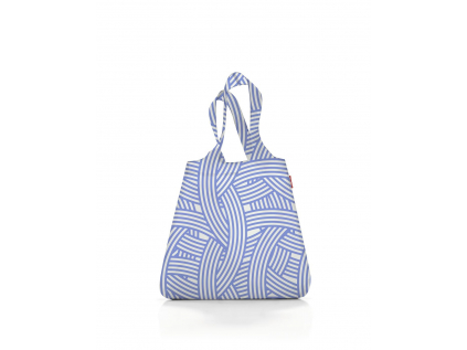 Skládací taška Mini Maxi Shopper Zebra modrá