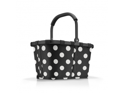 Nákupní košík Reisenthel Carrybag  Frame Dots white