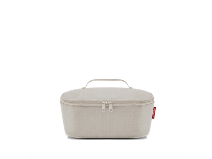 Termobox Reisenthel Coolerbag M pocket Herringbone sand