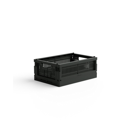 Skládací přepravka mini Made Crate  - washed black sweater