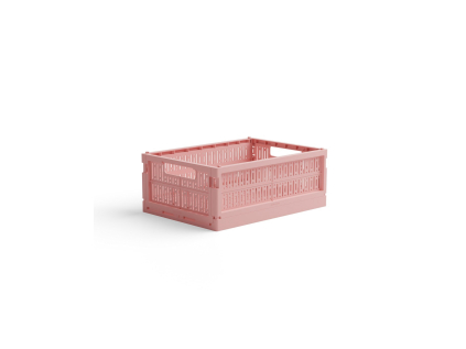 Skládací přepravka midi Made Crate  - candyfloss pink