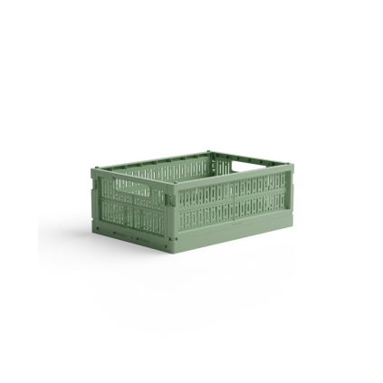 Skládací přepravka midi Made Crate  - green bean green