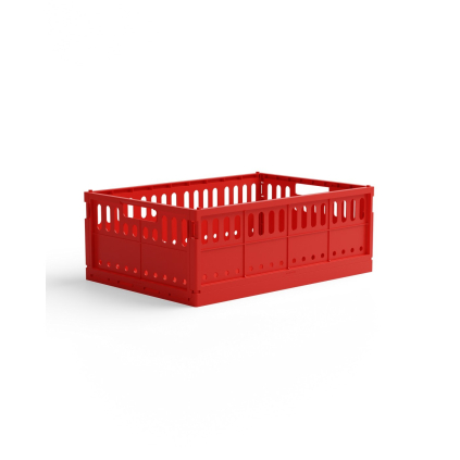 Skládací přepravka maxi Made Crate - so bright red
