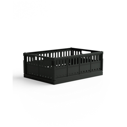 Skládací přepravka maxi Made Crate - washed black sweater
